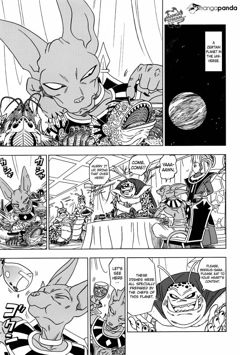 Dragon Ball Super Manga Chapter 1 page 10 - God of Destruction's Premonition