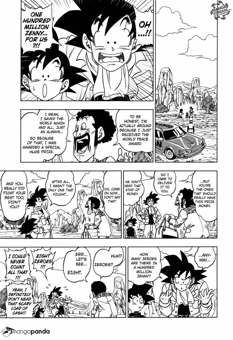 Dragon Ball Super Manga Chapter 1 page 14 - God of Destruction's Premonition