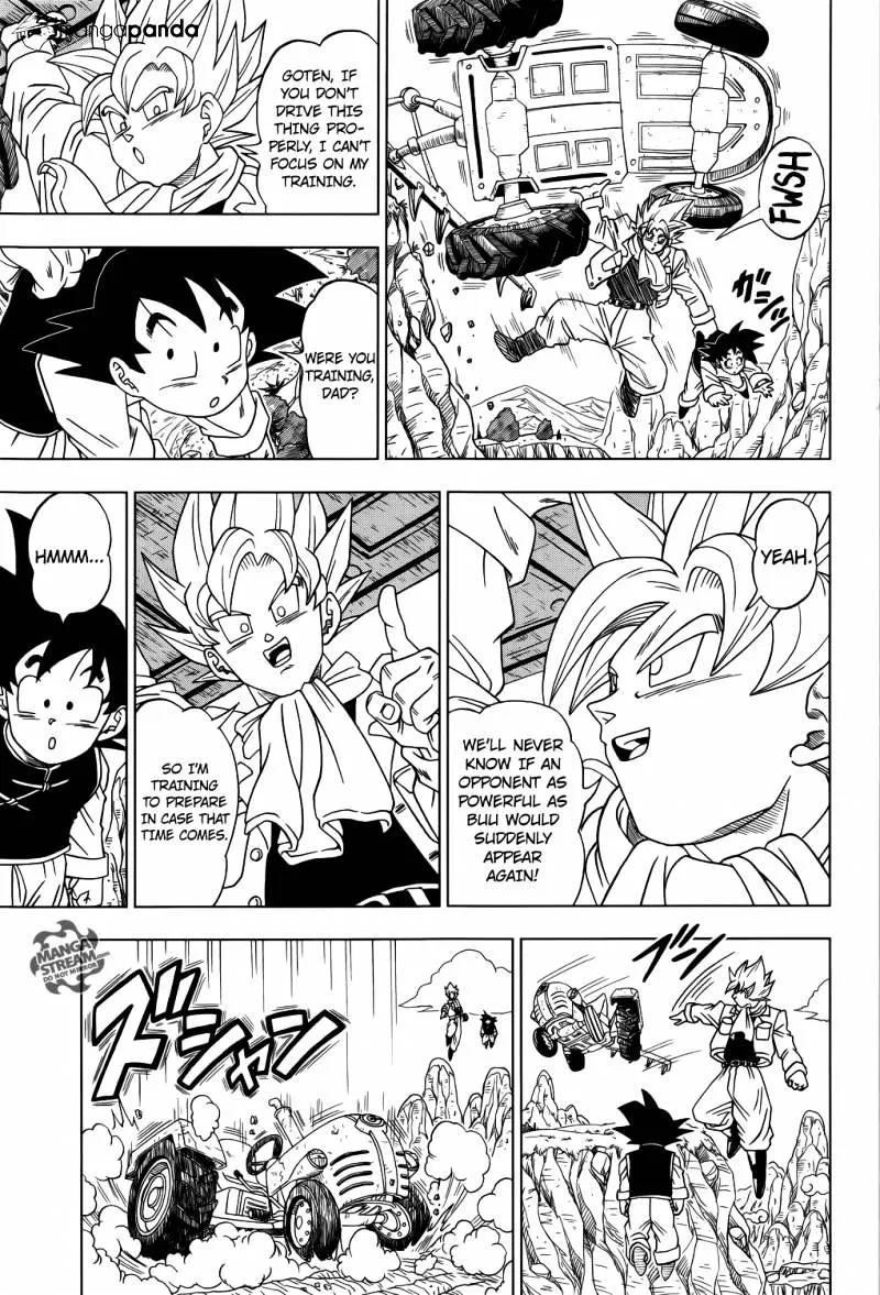 Dragon Ball Super Manga Chapter 1 page 8 - God of Destruction's Premonition
