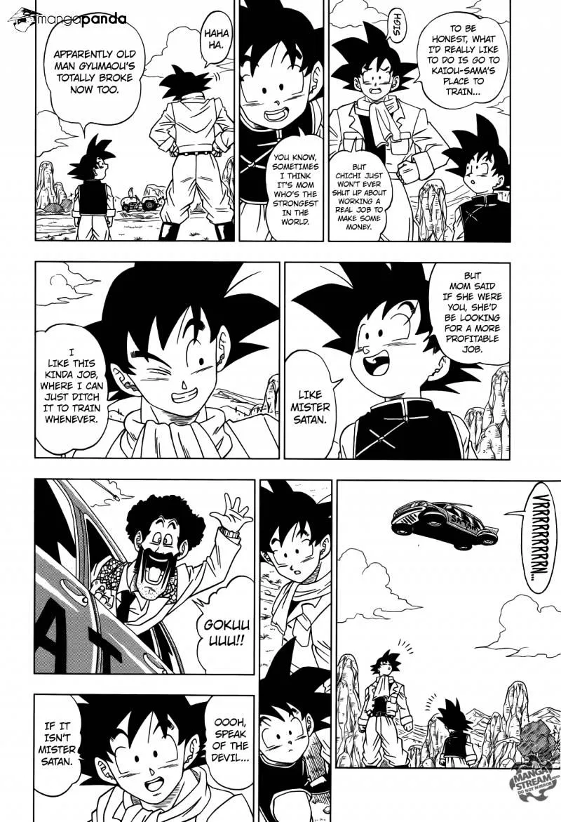 Dragon Ball Super Manga Chapter 1 page 9 - God of Destruction's Premonition