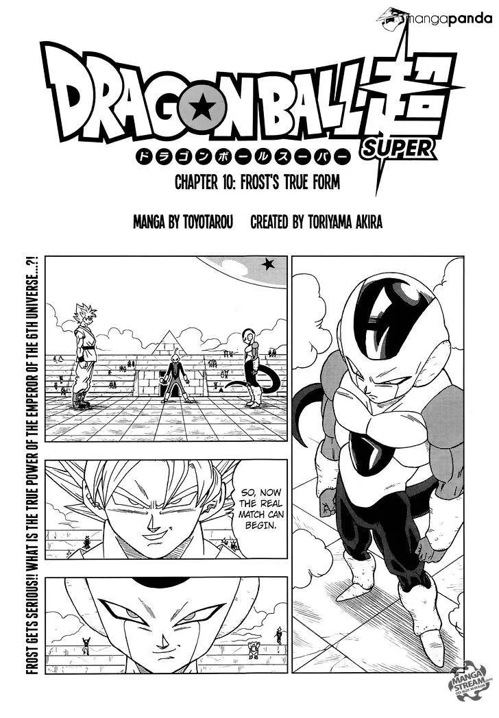 Dragon Ball Super Manga Chapter 10 page 1 - Frost's True Form