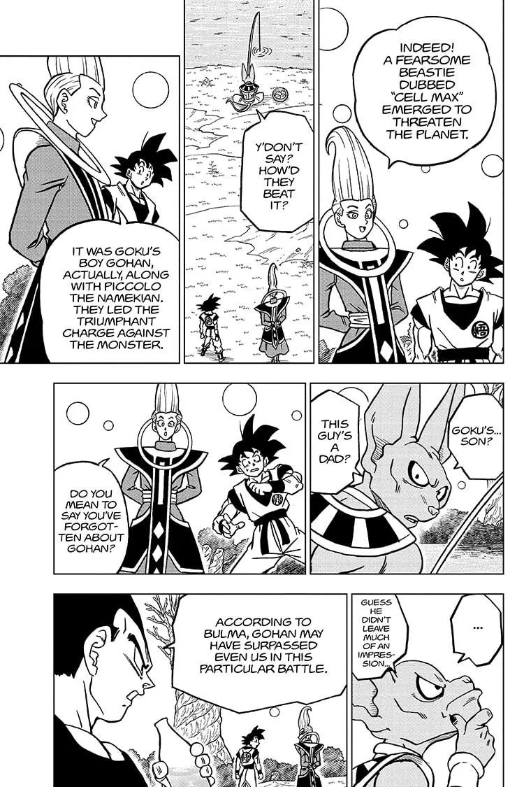 Dragon Ball Super Manga Chapter 101 page 35 - Carmine and Soldier #15