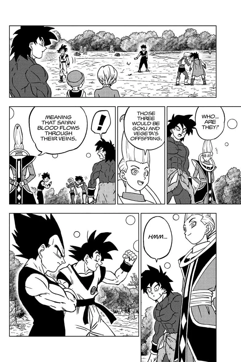 Dragon Ball Super Manga Chapter 102 page 10 - Son Goku vs. Son Gohan