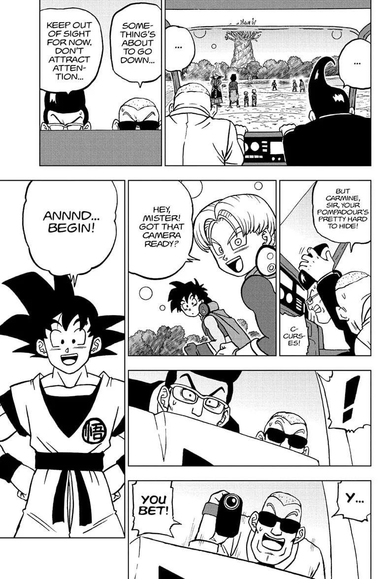 Dragon Ball Super Manga Chapter 102 page 11 - Son Goku vs. Son Gohan