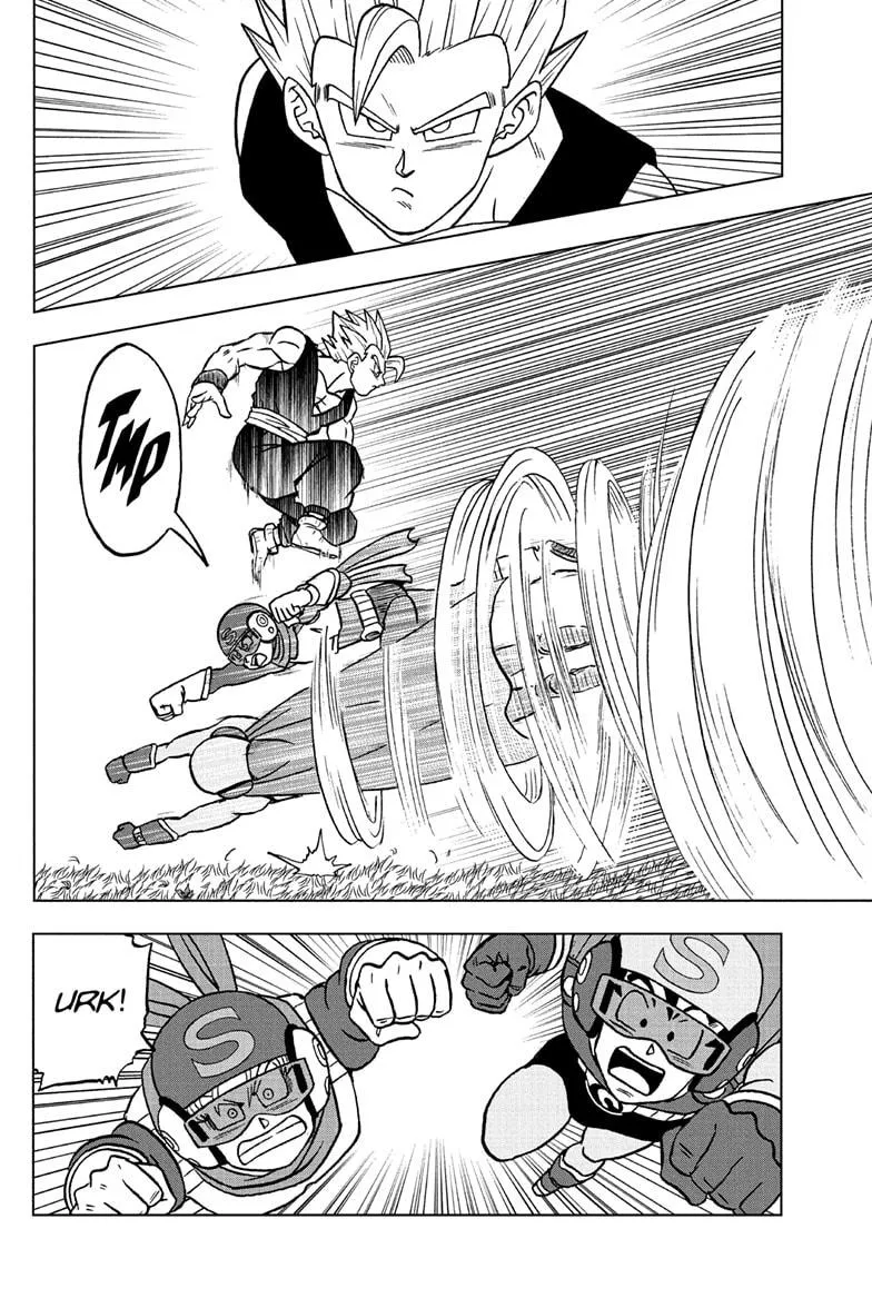 Dragon Ball Super Manga Chapter 102 page 16 - Son Goku vs. Son Gohan