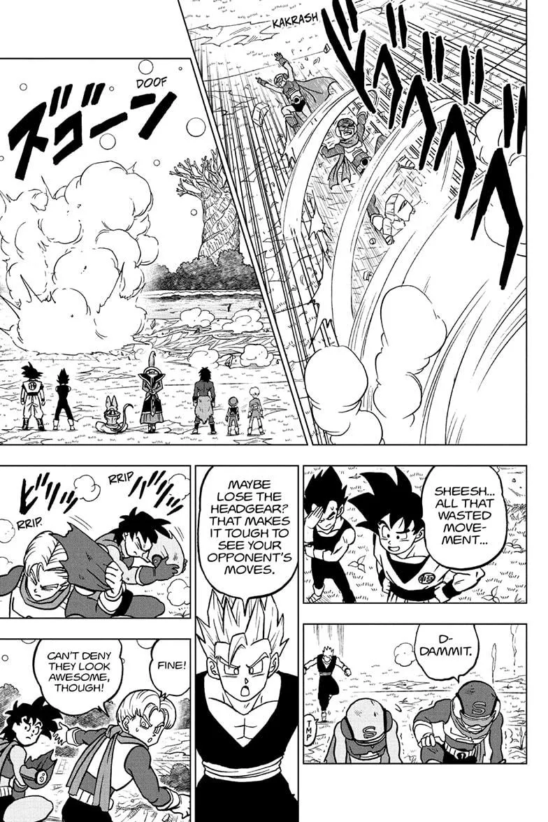 Dragon Ball Super Manga Chapter 102 page 17 - Son Goku vs. Son Gohan