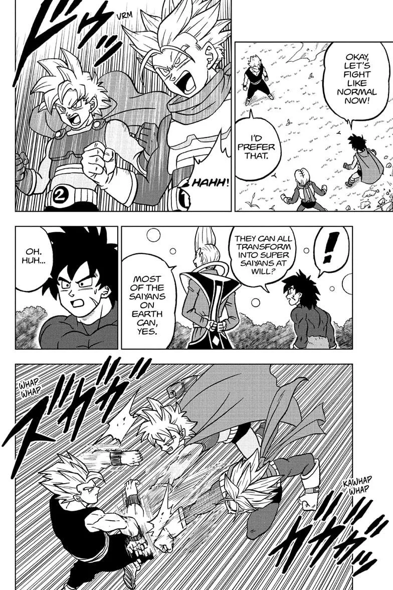 Dragon Ball Super Manga Chapter 102 page 18 - Son Goku vs. Son Gohan