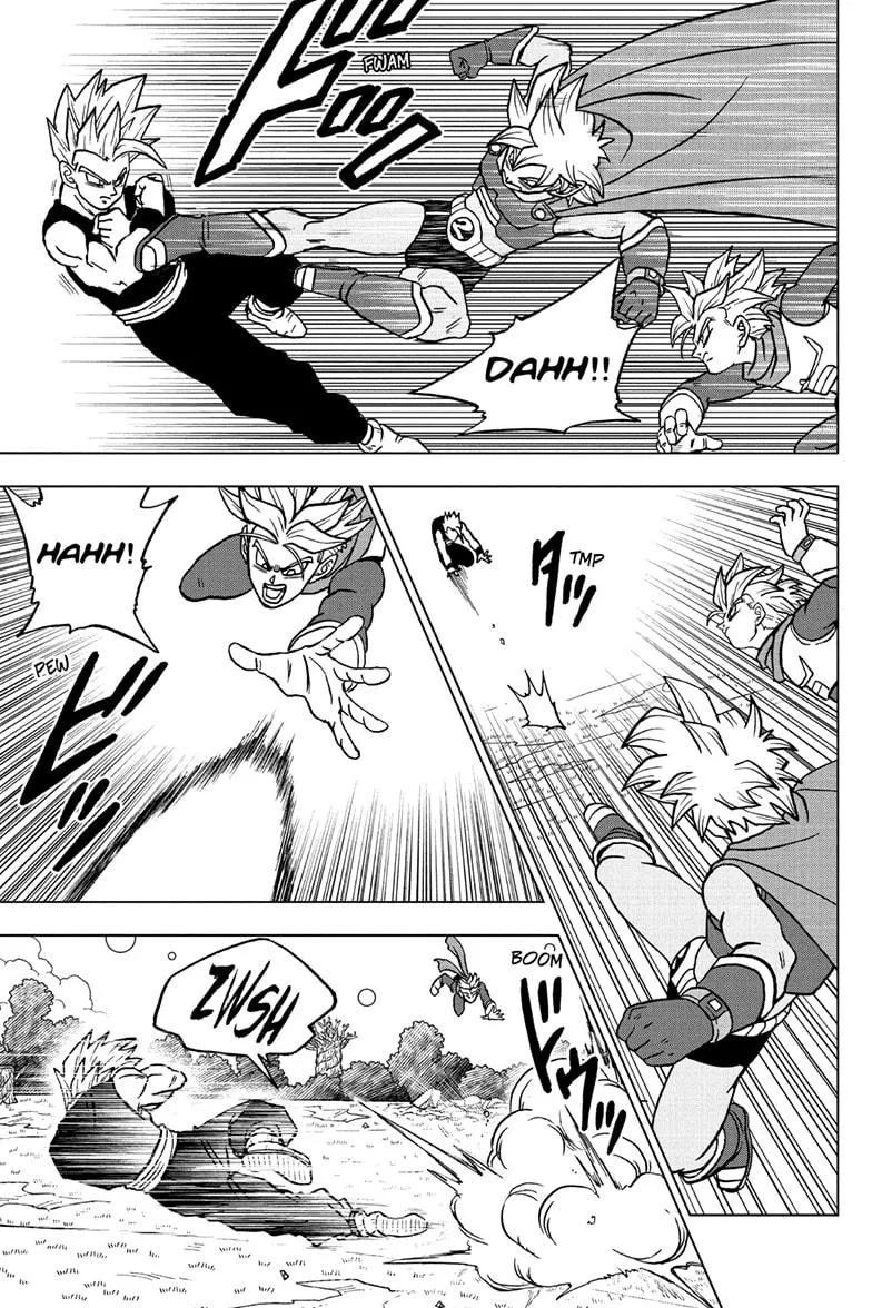 Dragon Ball Super Manga Chapter 102 page 19 - Son Goku vs. Son Gohan