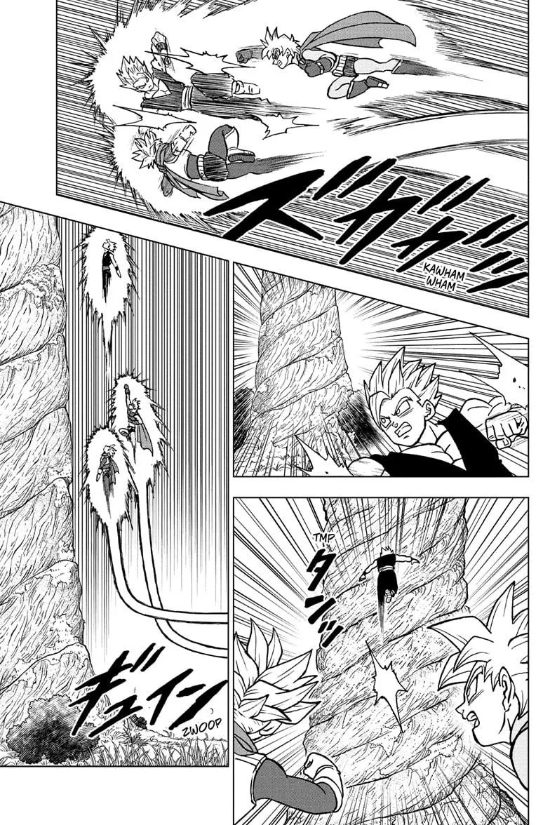 Dragon Ball Super Manga Chapter 102 page 21 - Son Goku vs. Son Gohan