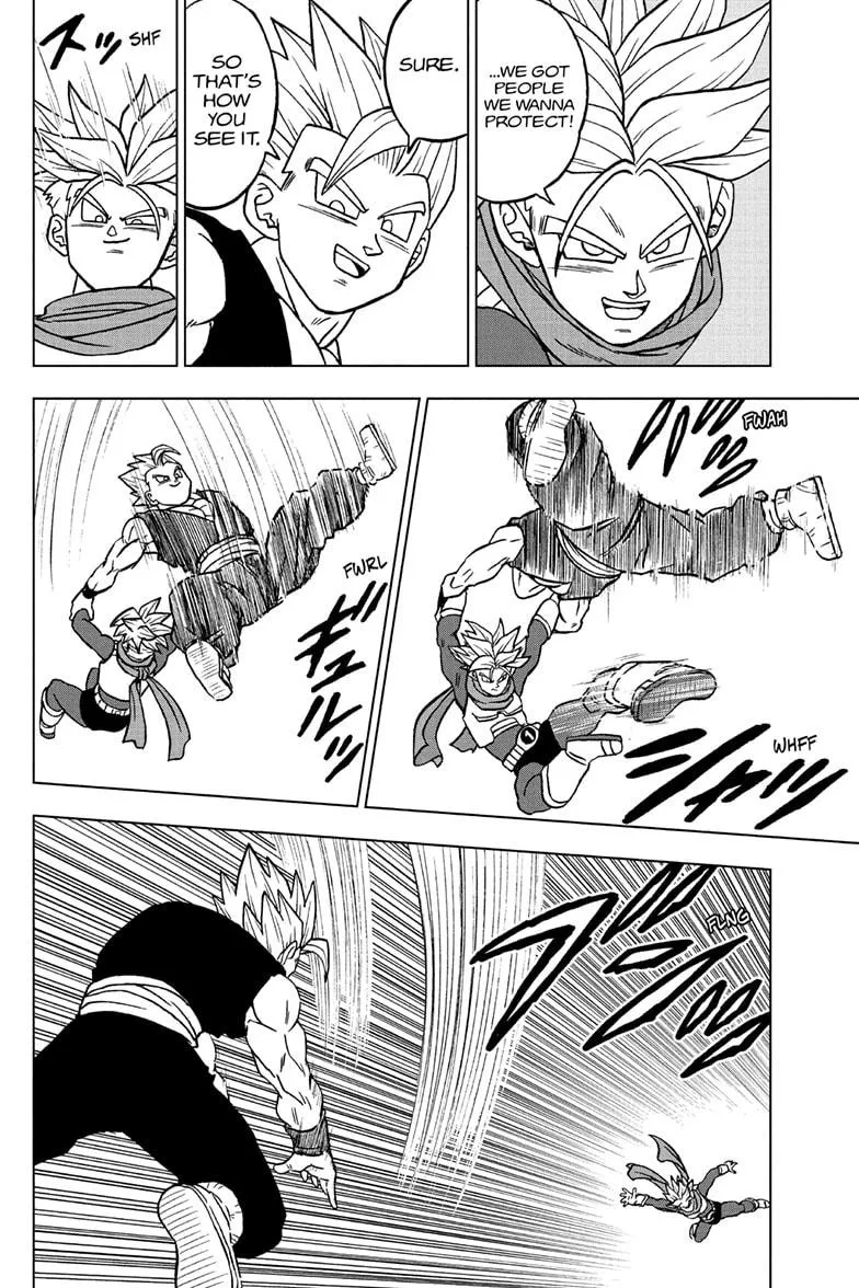Dragon Ball Super Manga Chapter 102 page 26 - Son Goku vs. Son Gohan
