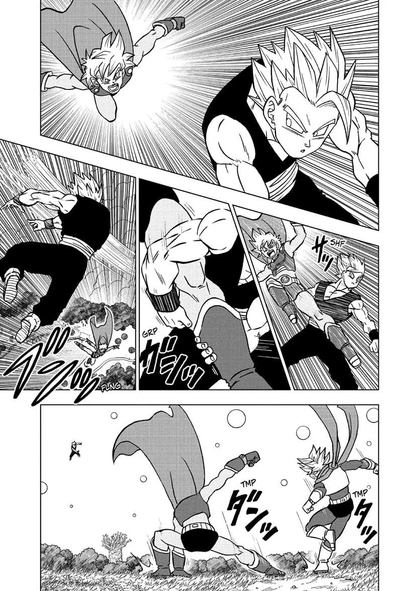 Dragon Ball Super Manga Chapter 102 page 27 - Son Goku vs. Son Gohan