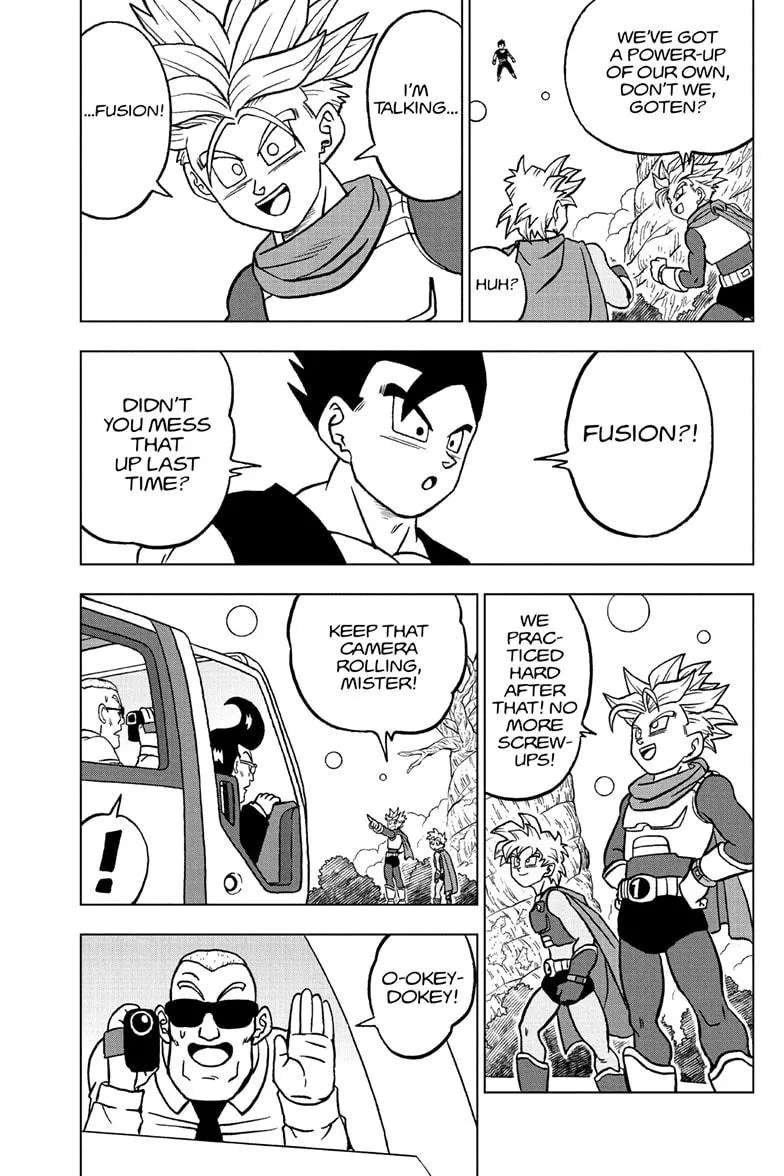 Dragon Ball Super Manga Chapter 102 page 29 - Son Goku vs. Son Gohan