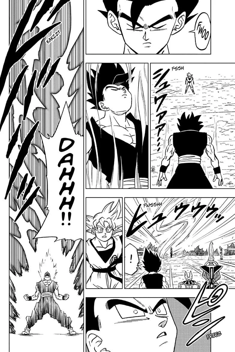 Dragon Ball Super Manga Chapter 102 page 36 - Son Goku vs. Son Gohan