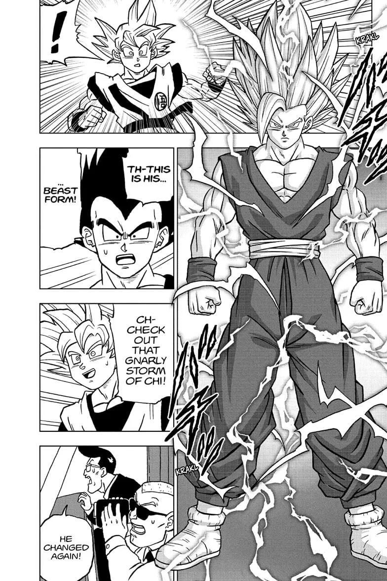 Dragon Ball Super Manga Chapter 102 page 37 - Son Goku vs. Son Gohan