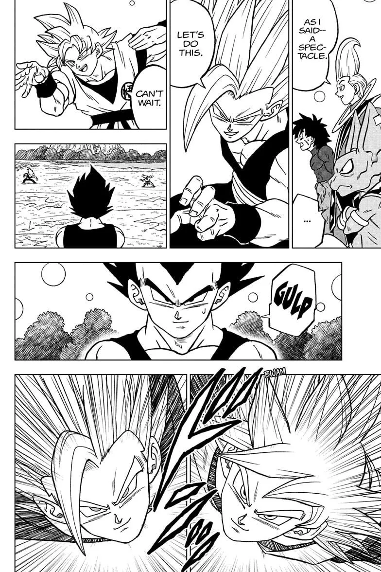Dragon Ball Super Manga Chapter 102 page 38 - Son Goku vs. Son Gohan
