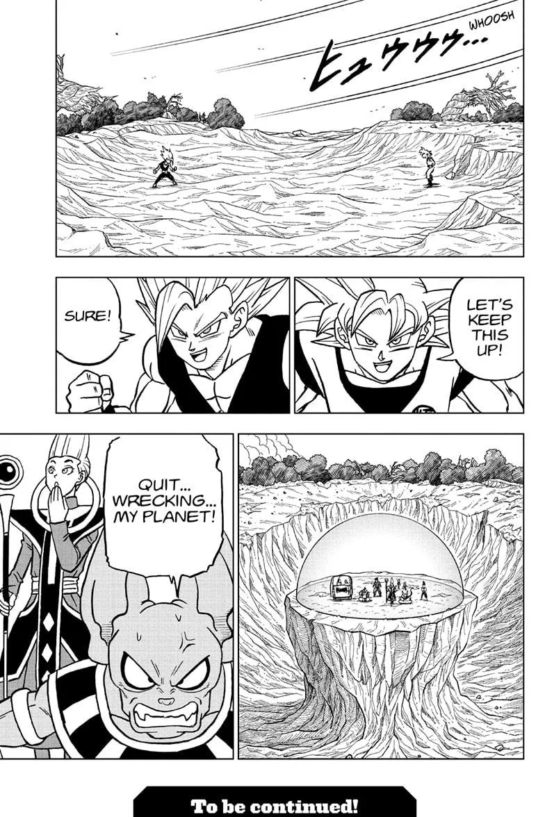 Dragon Ball Super Manga Chapter 102 page 45 - Son Goku vs. Son Gohan