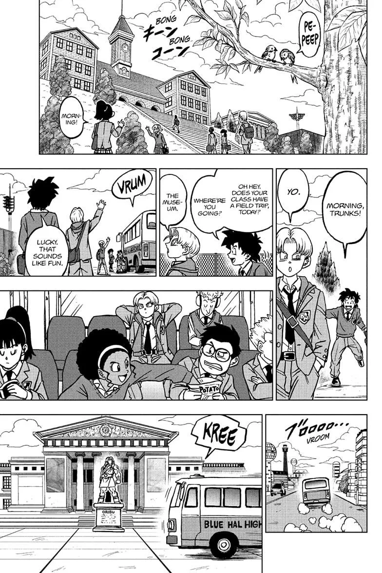 Dragon Ball Super Manga Chapter 104 page 11 - The Birth of Saiyaman X