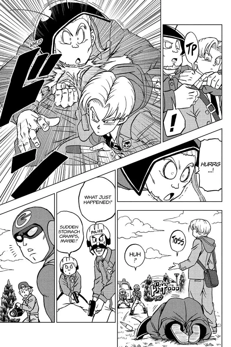 Dragon Ball Super Manga Chapter 104 page 19 - The Birth of Saiyaman X