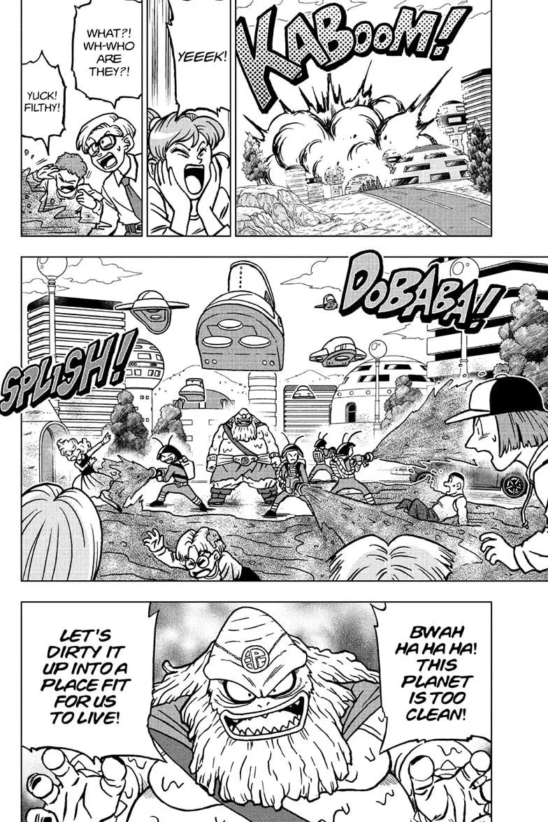 Dragon Ball Super Manga Chapter 104 page 2 - The Birth of Saiyaman X