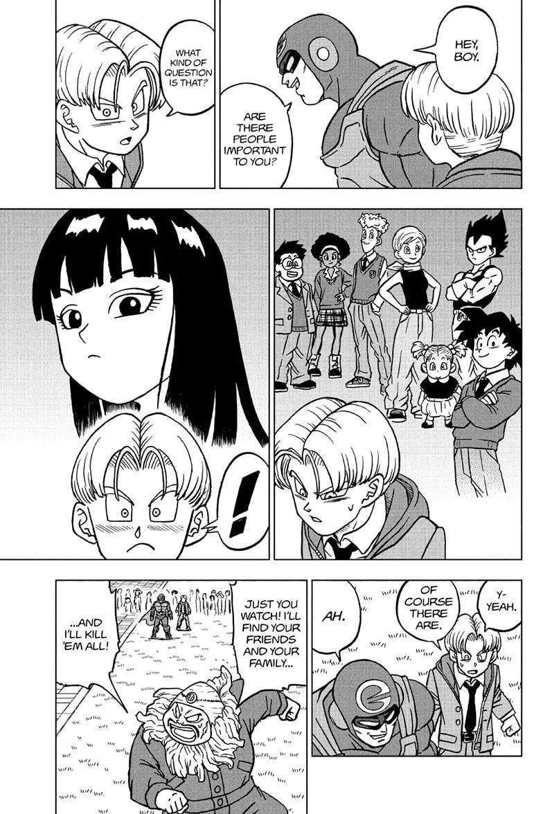 Dragon Ball Super Manga Chapter 104 page 29 - The Birth of Saiyaman X