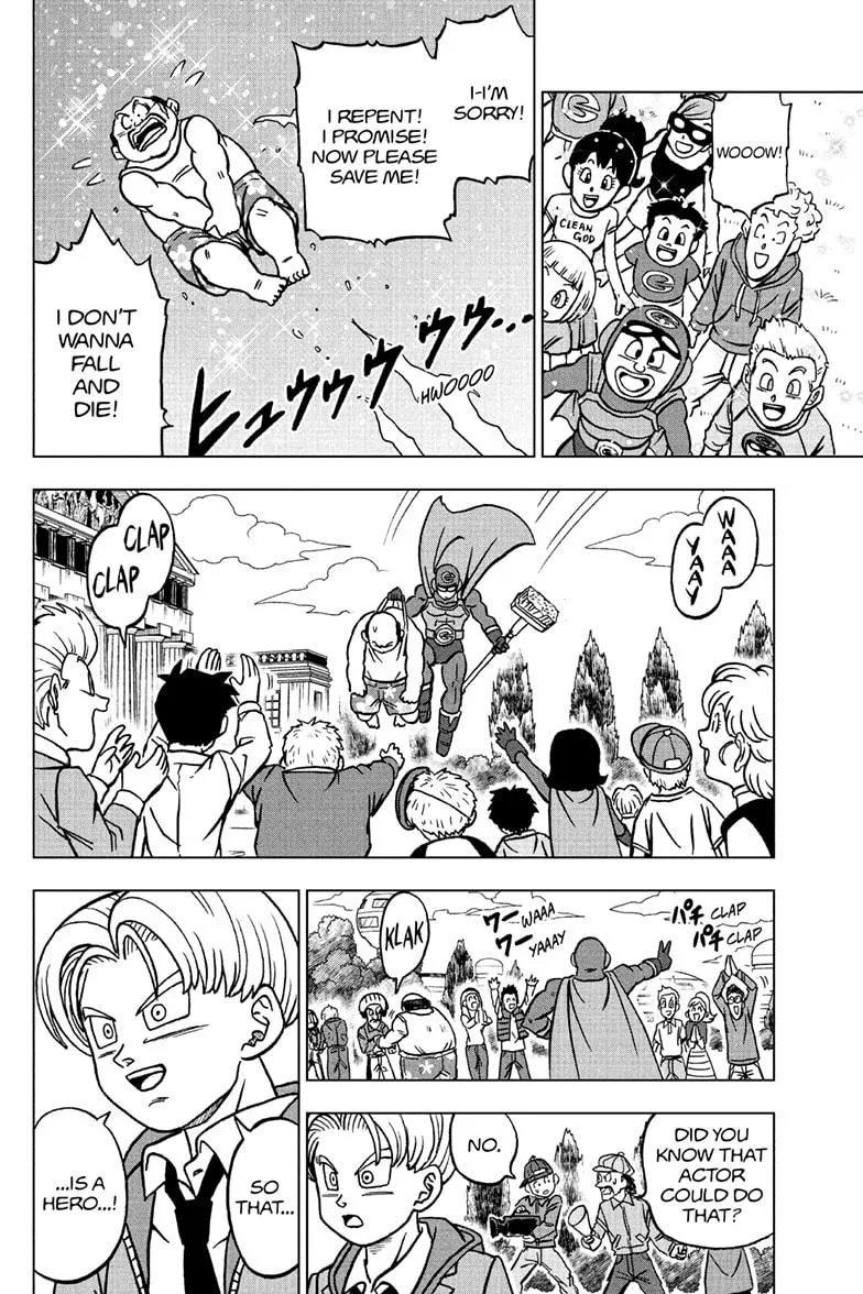 Dragon Ball Super Manga Chapter 104 page 38 - The Birth of Saiyaman X