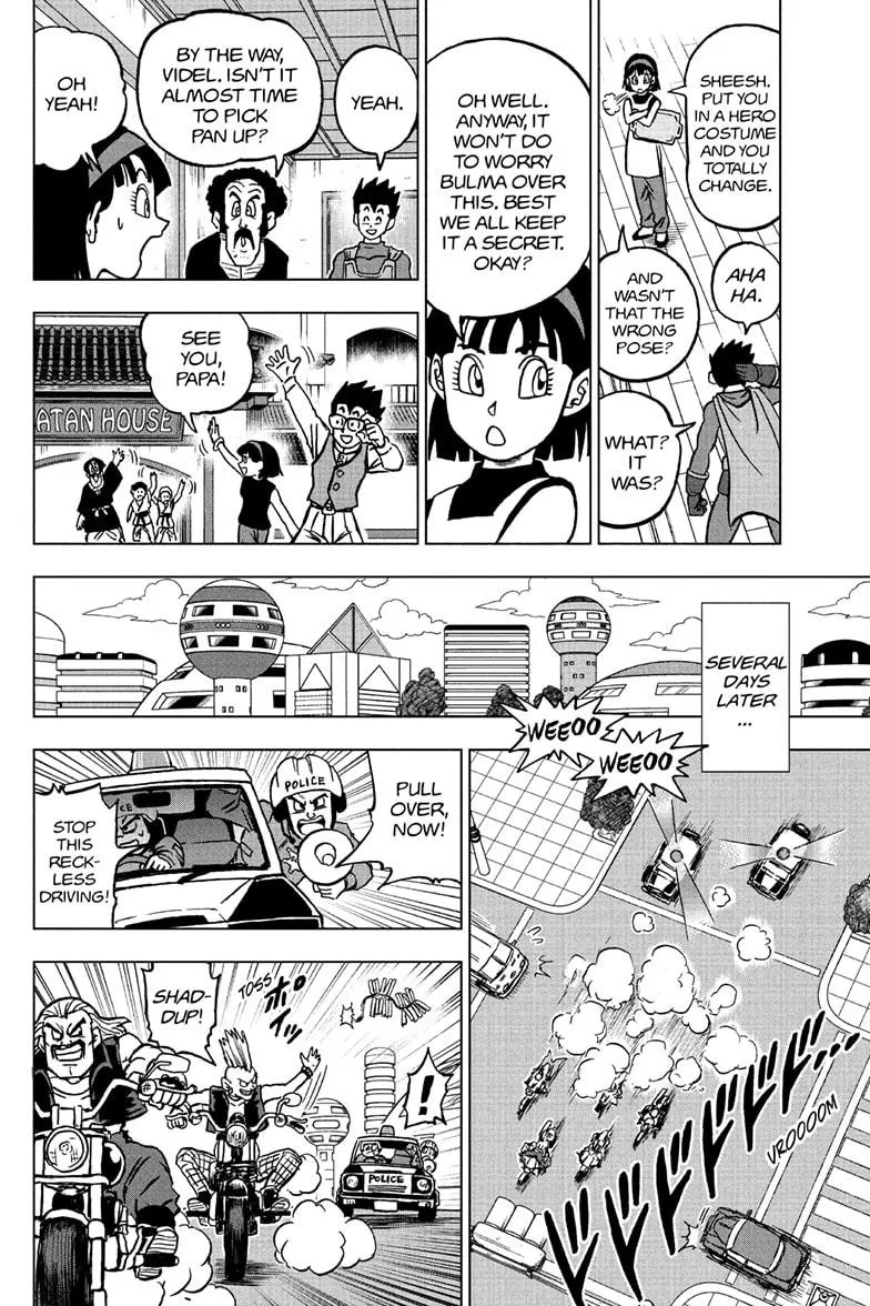 Dragon Ball Super Manga Chapter 104 page 46 - The Birth of Saiyaman X