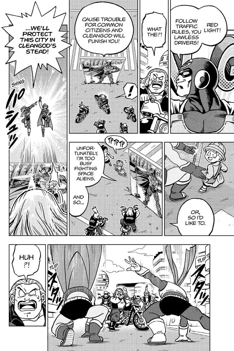 Dragon Ball Super Manga Chapter 104 page 48 - The Birth of Saiyaman X