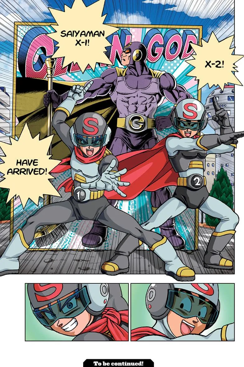 Dragon Ball Super Manga Chapter 104 page 49 - The Birth of Saiyaman X