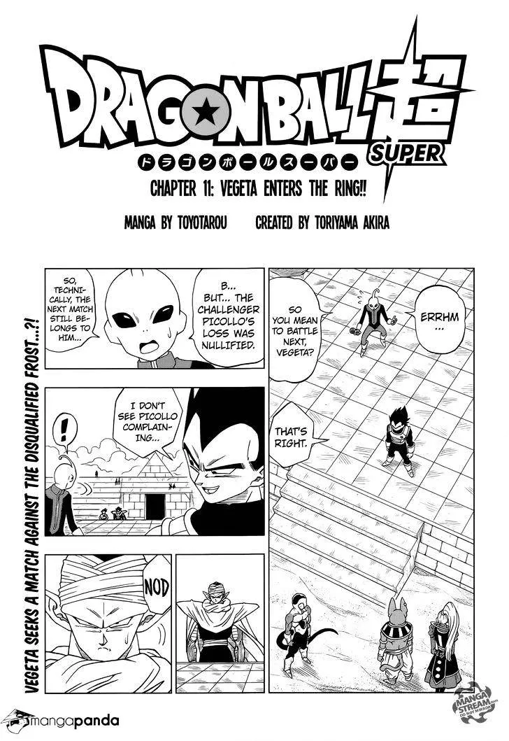 Dragon Ball Super Manga Chapter 11 page 1 - Vegeta's Turn!!