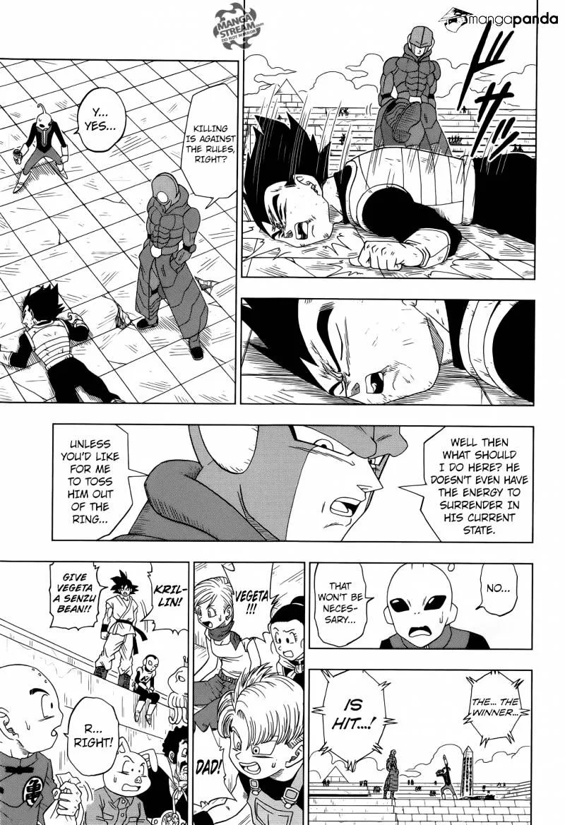 Dragon Ball Super Manga Chapter 12 page 25 - Saiyan's Pride