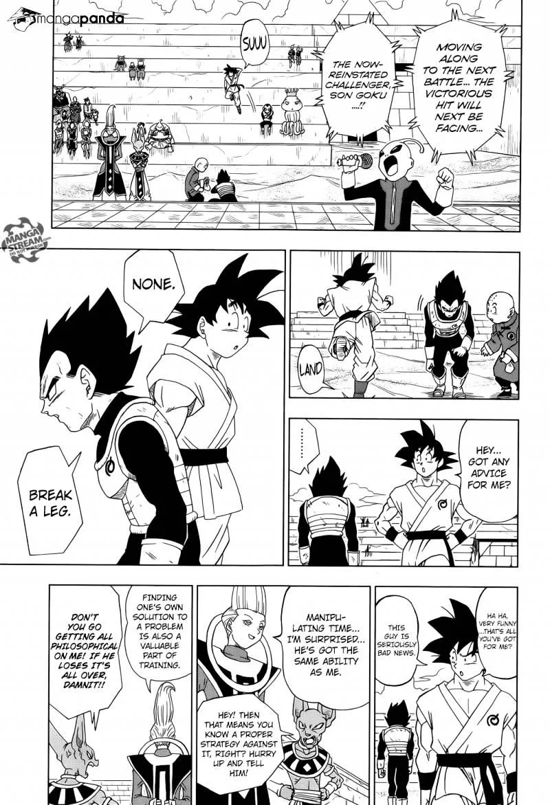 Dragon Ball Super Manga Chapter 12 page 27 - Saiyan's Pride