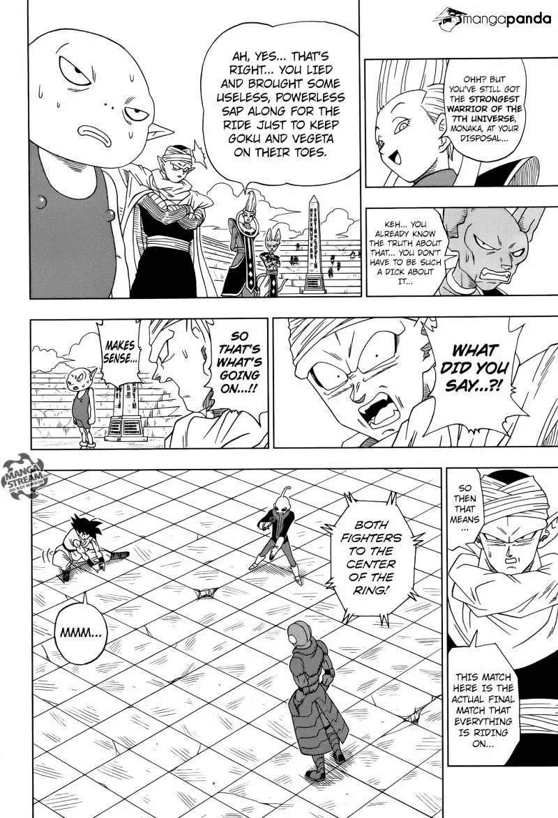 Dragon Ball Super Manga Chapter 12 page 28 - Saiyan's Pride
