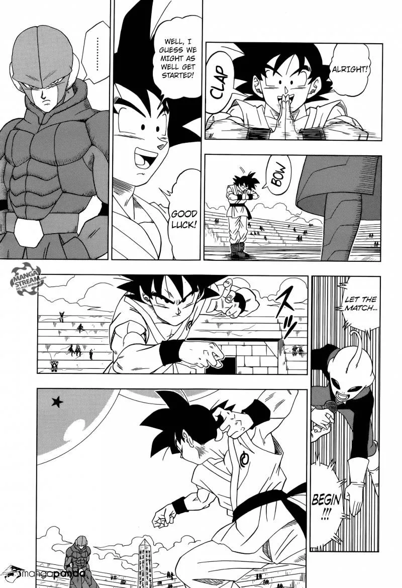 Dragon Ball Super Manga Chapter 12 page 29 - Saiyan's Pride