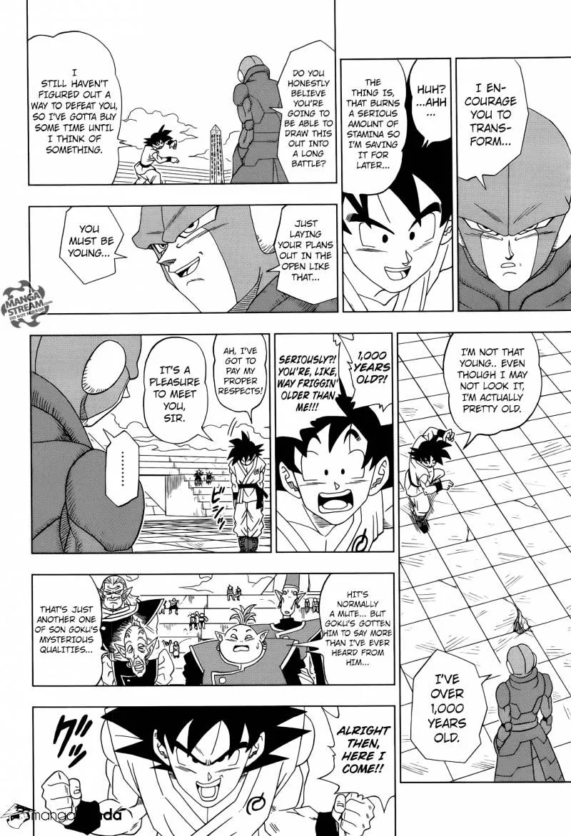 Dragon Ball Super Manga Chapter 12 page 30 - Saiyan's Pride