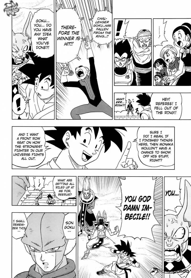 Dragon Ball Super Manga Chapter 13 page 30 - The Winning Universe Is Decided!