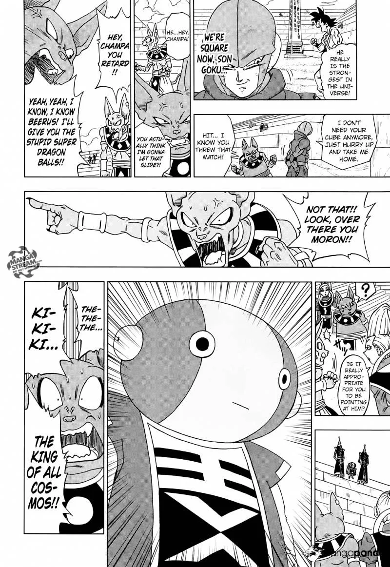 Dragon Ball Super Manga Chapter 13 page 34 - The Winning Universe Is Decided!