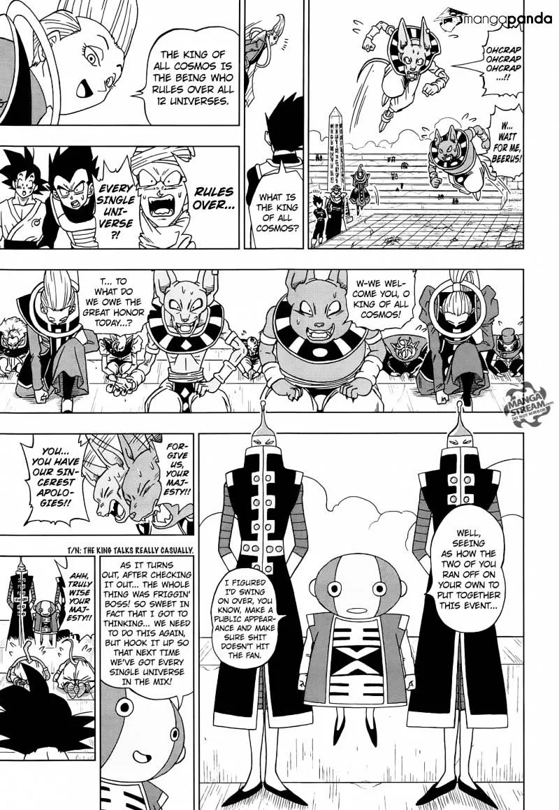 Dragon Ball Super Manga Chapter 13 page 35 - The Winning Universe Is Decided!