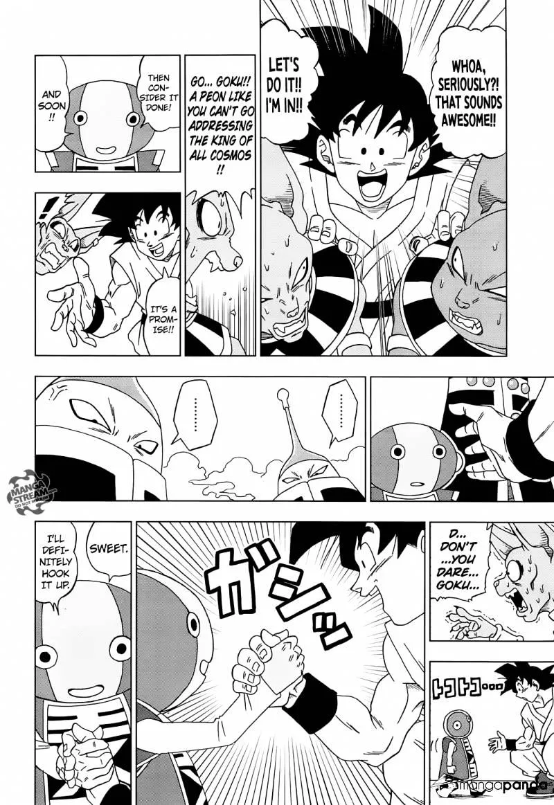 Dragon Ball Super Manga Chapter 13 page 36 - The Winning Universe Is Decided!