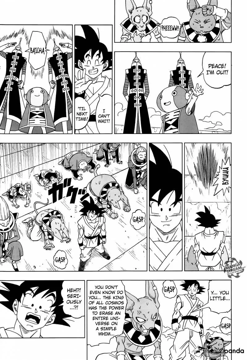 Dragon Ball Super Manga Chapter 13 page 37 - The Winning Universe Is Decided!