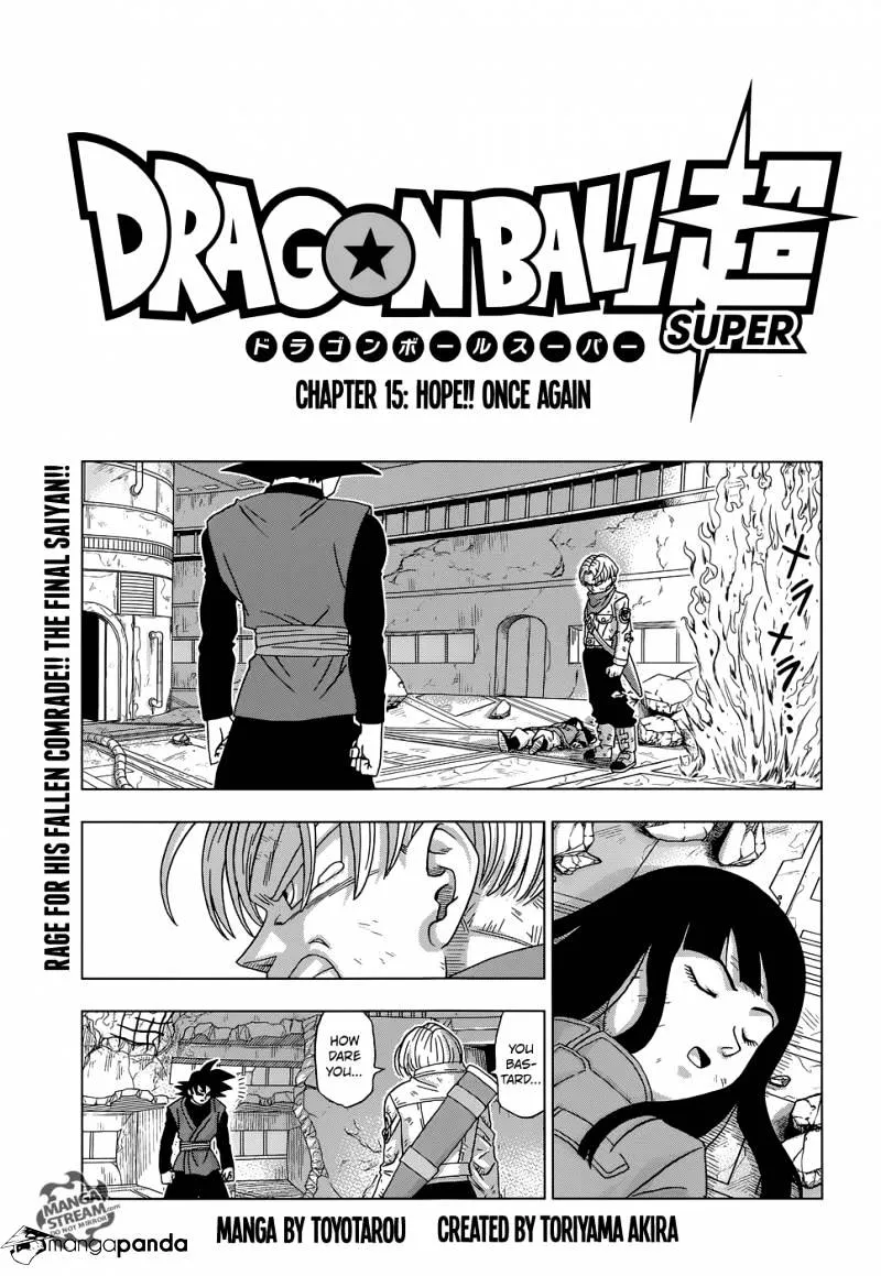 Dragon Ball Super Manga Chapter 15 page 1 - Hope!! Once Again