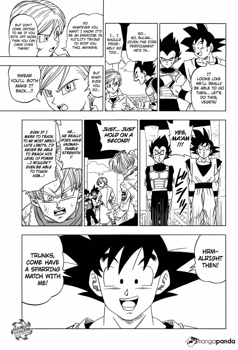 Dragon Ball Super Manga Chapter 15 page 29 - Hope!! Once Again