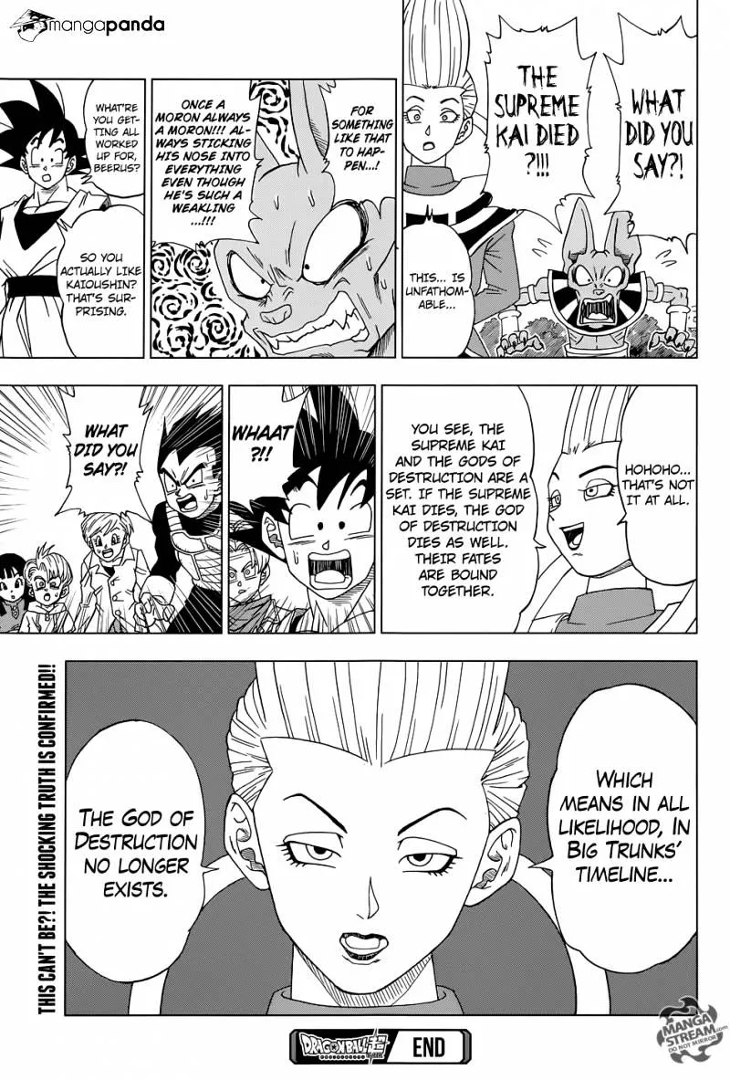 Dragon Ball Super Manga Chapter 15 page 39 - Hope!! Once Again