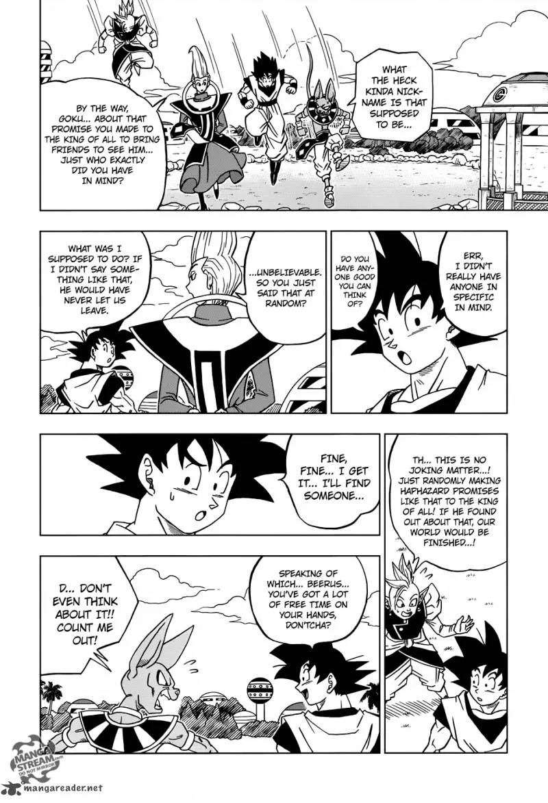 Dragon Ball Super Manga Chapter 18 page 14 - Goku Black's True Identity
