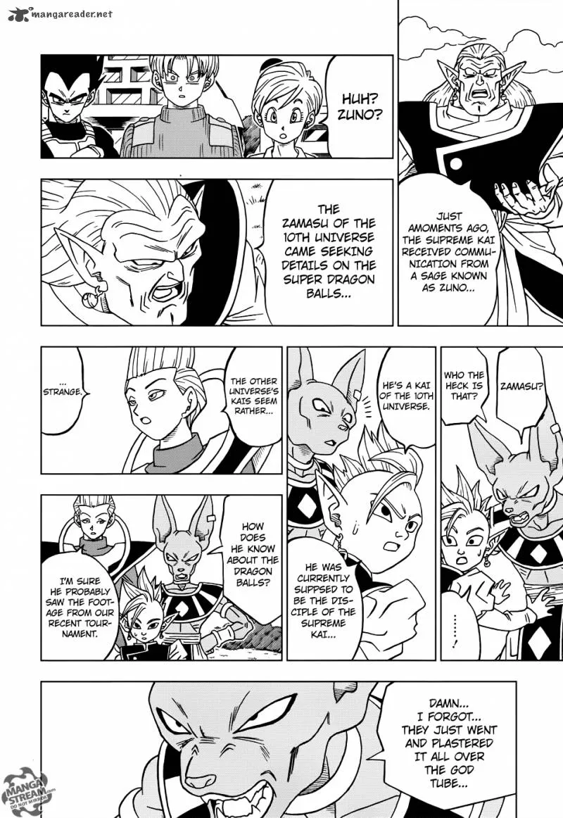 Dragon Ball Super Manga Chapter 18 page 18 - Goku Black's True Identity