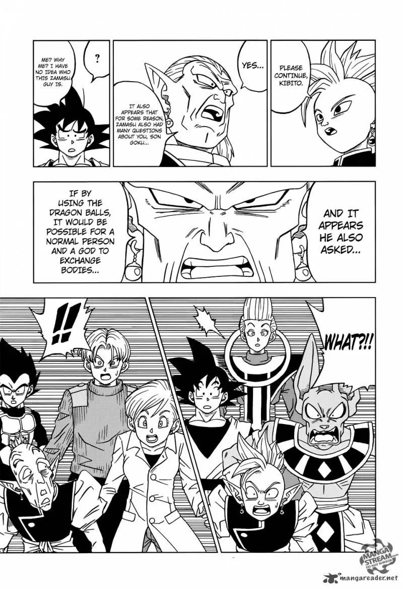 Dragon Ball Super Manga Chapter 18 page 19 - Goku Black's True Identity