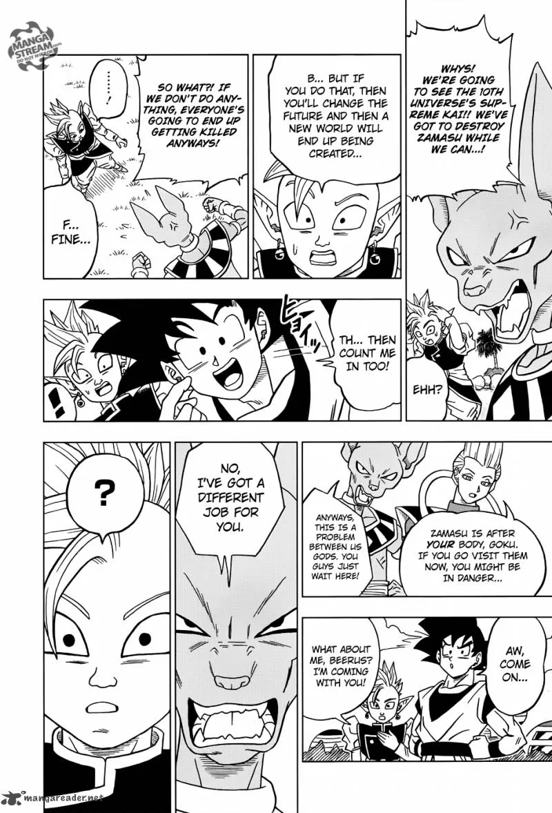 Dragon Ball Super Manga Chapter 18 page 24 - Goku Black's True Identity