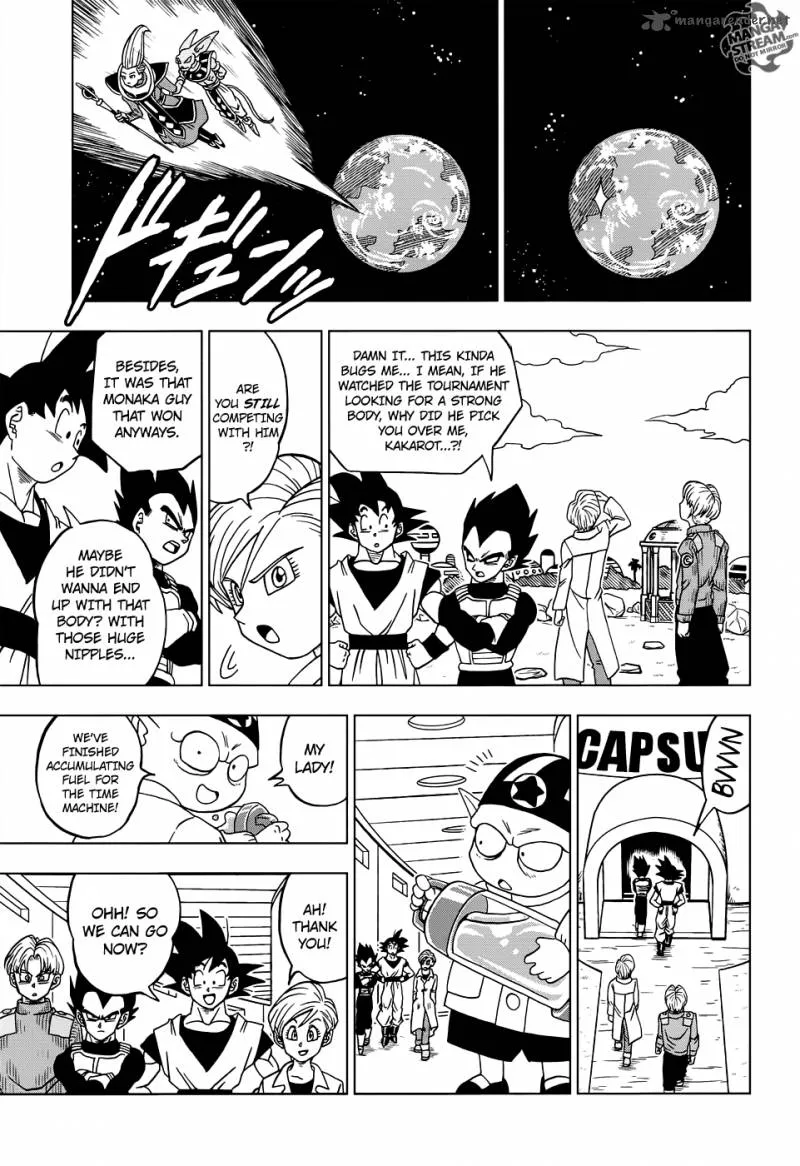 Dragon Ball Super Manga Chapter 18 page 25 - Goku Black's True Identity