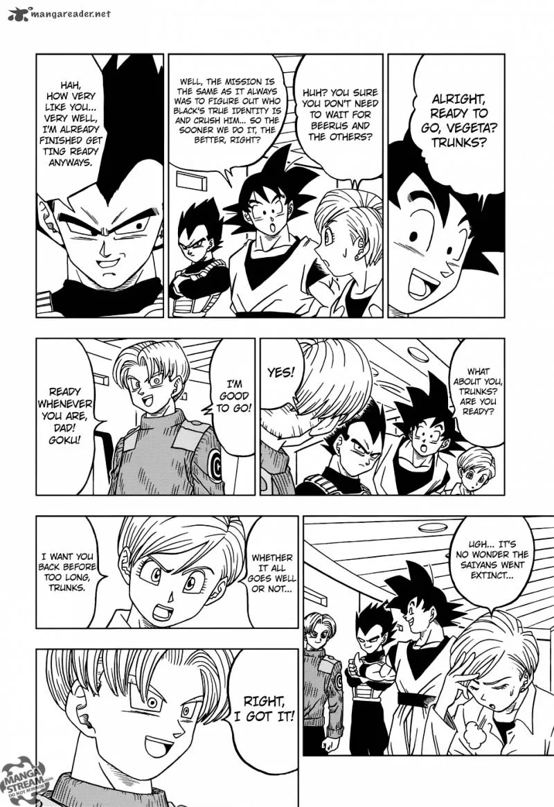 Dragon Ball Super Manga Chapter 18 page 26 - Goku Black's True Identity