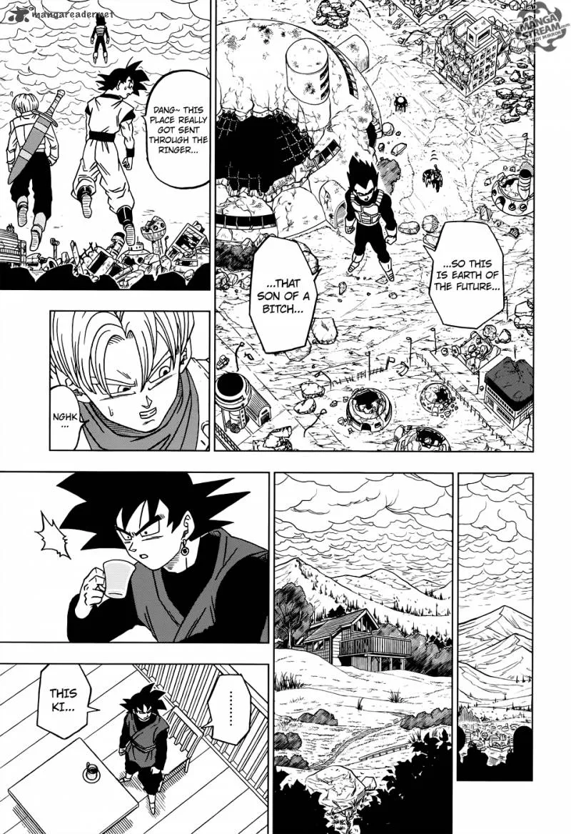 Dragon Ball Super Manga Chapter 18 page 31 - Goku Black's True Identity