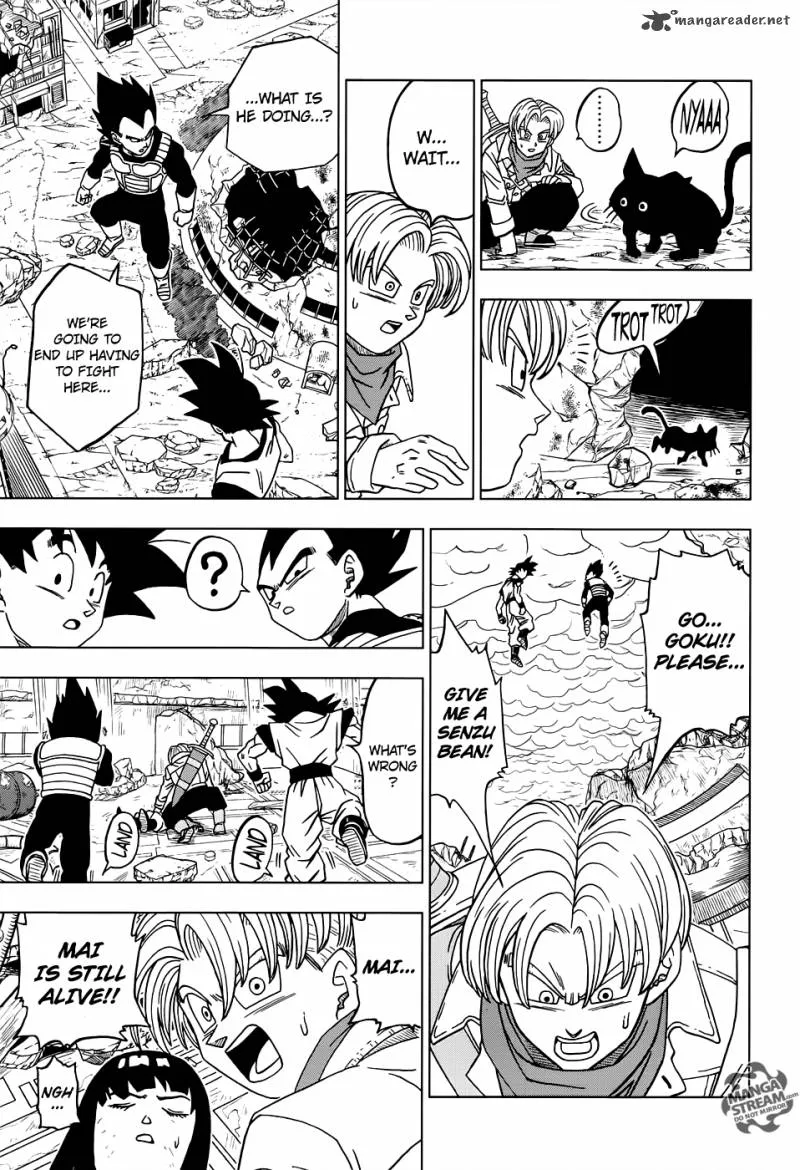 Dragon Ball Super Manga Chapter 18 page 33 - Goku Black's True Identity